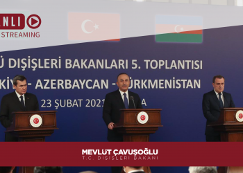 Türkiye, Azerbaycan ve Türkmenistan Dışişleri Bakanları Ortak Basın Toplantısı