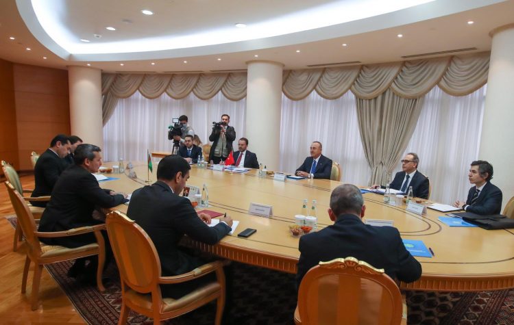 Türkmenistan Dışişleri Bakanı kardeşim Raşid Meredov’la Görüşmemiz