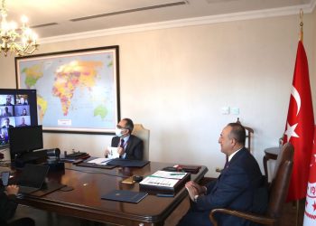 AGİT Ukrayna Özel Gözlem Komisyonu Video Konferans Görüşmesi