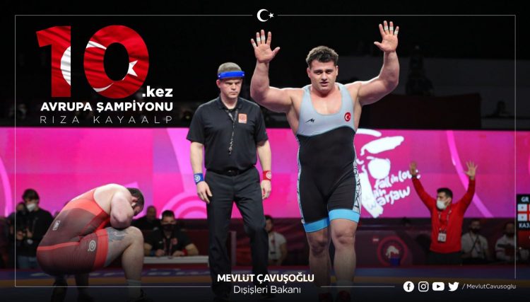 Rıza Kayaalp 10. Kez Avrupa Şampiyonu