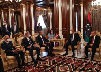 Libya Başkanlık Konseyi Başkanı el-Menfi ve Üyeleri el-Lafi ve el-Koni’yle Görüşmemiz