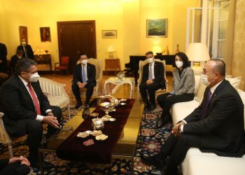 Almanya eski Şansölye Gerhard Schröder ve eski Dışişleri Bakanı Sigmar Gabriel ile Görüşmemiz