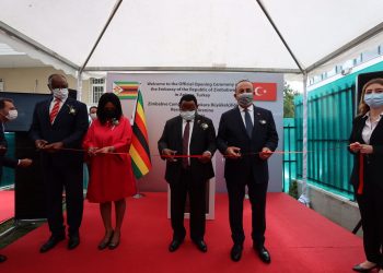 Zimbabve Dışişleri Bakanı Frederic Shava ile Büyükelçilik Açılışı