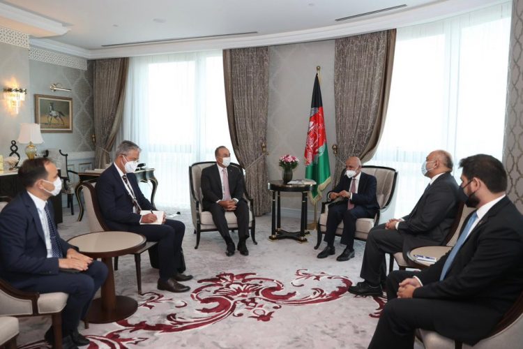 Afganistan Cumhurbaşkanı Eşref Gani ve Dışişleri Bakanı Muhammed Hanif Atmar ile Görüşmemiz