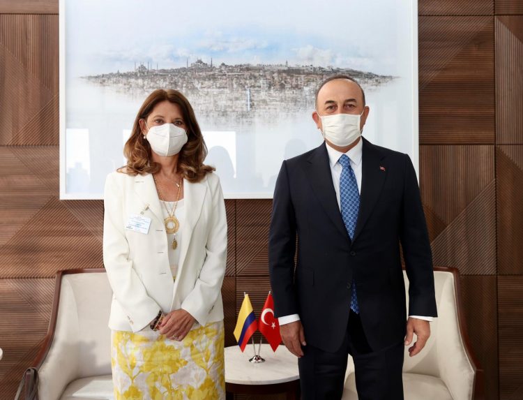 Kolombiya Cumhurbaşkanı Yardımcısı ve Dışişleri Bakanı Marta Lucia Ramirez’le Görüşmemiz