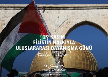 Filistin Halklarıyla Uluslararası Dayanışma Günü Kutlu Olsun