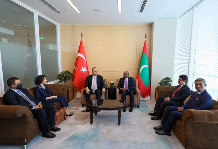 Maldivler Dışişleri Bakanı ile Görüşmemiz