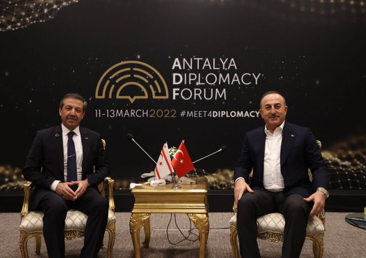 KKTC Dışişleri Bakanı Tahsin Ertuğruloğlu’nu ADF 2022’de ağırladık