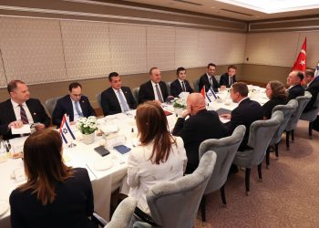 İsrail Turizm Bakanı Yoel Razvozov ve Bölgesel İşbirliği Bakanı Esawi Frej ile Görüşmemiz