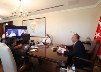 Malezya Dışişleri Bakanı Saifuddin ile Videokonferans Görüşmemiz