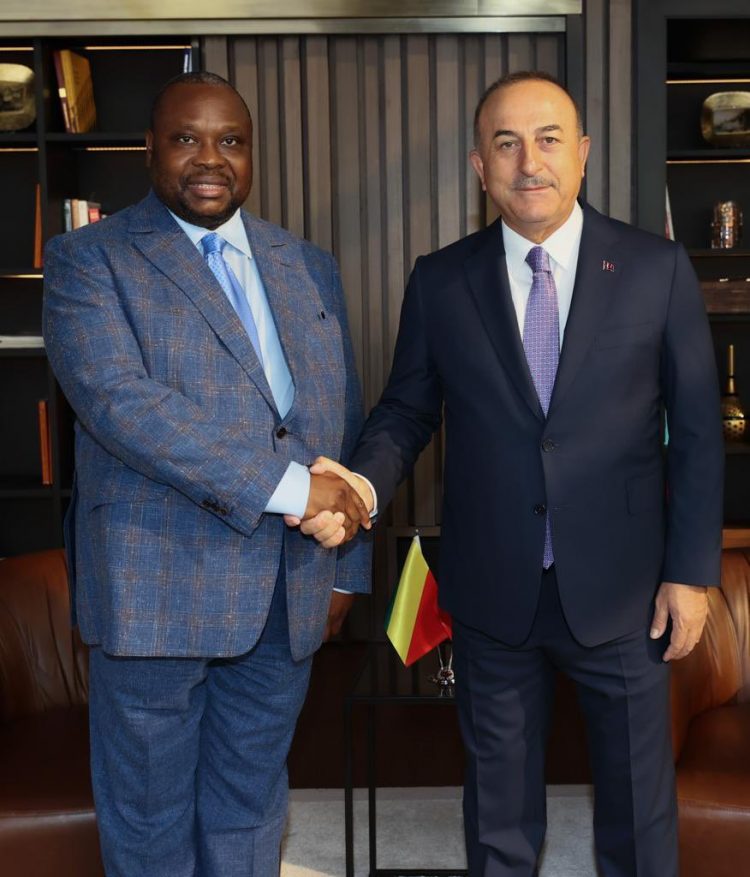 Kongo Cumhuriyeti Bayındırlık Bakanı Bouya ile Görüşmemiz